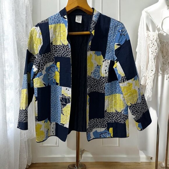 Alfred Dunner Quilted Patchwork Jacket 18W - Picture 1 of 8